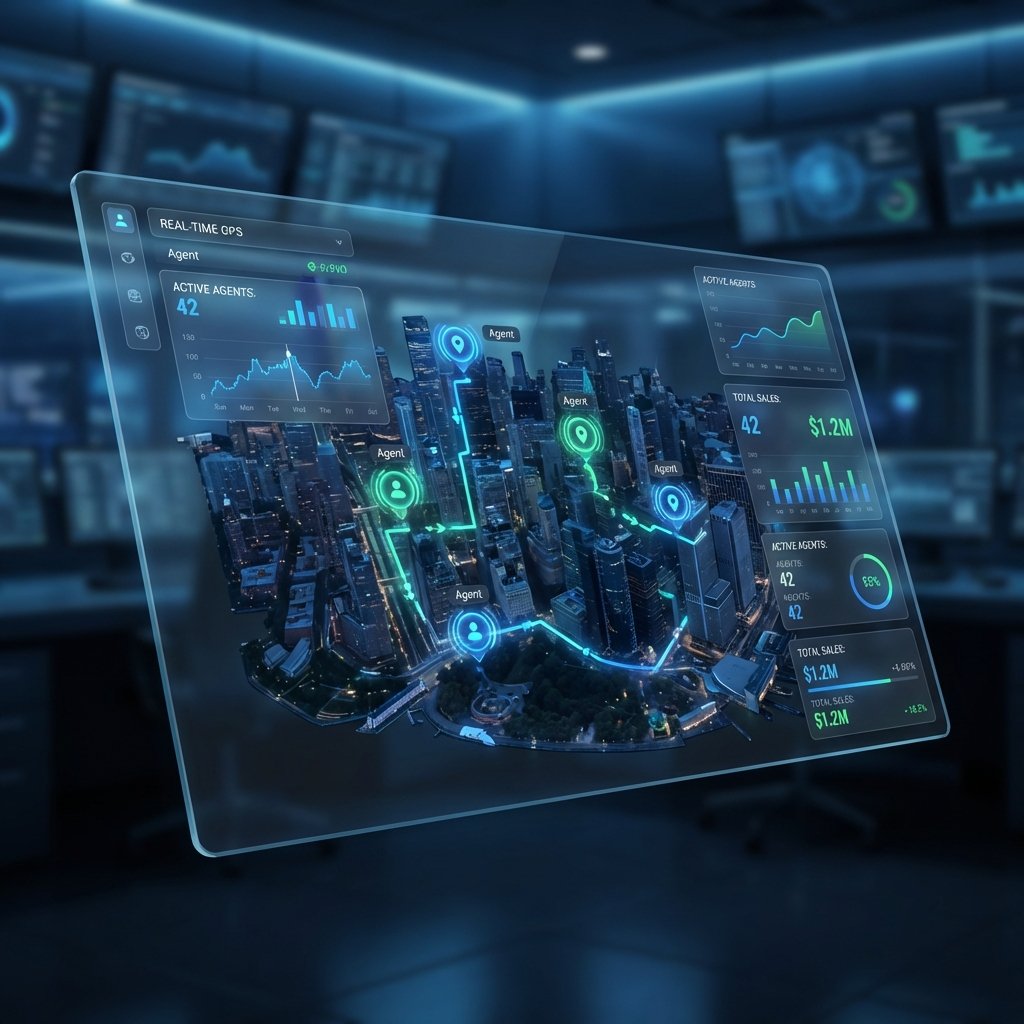 Real-time Map Visual